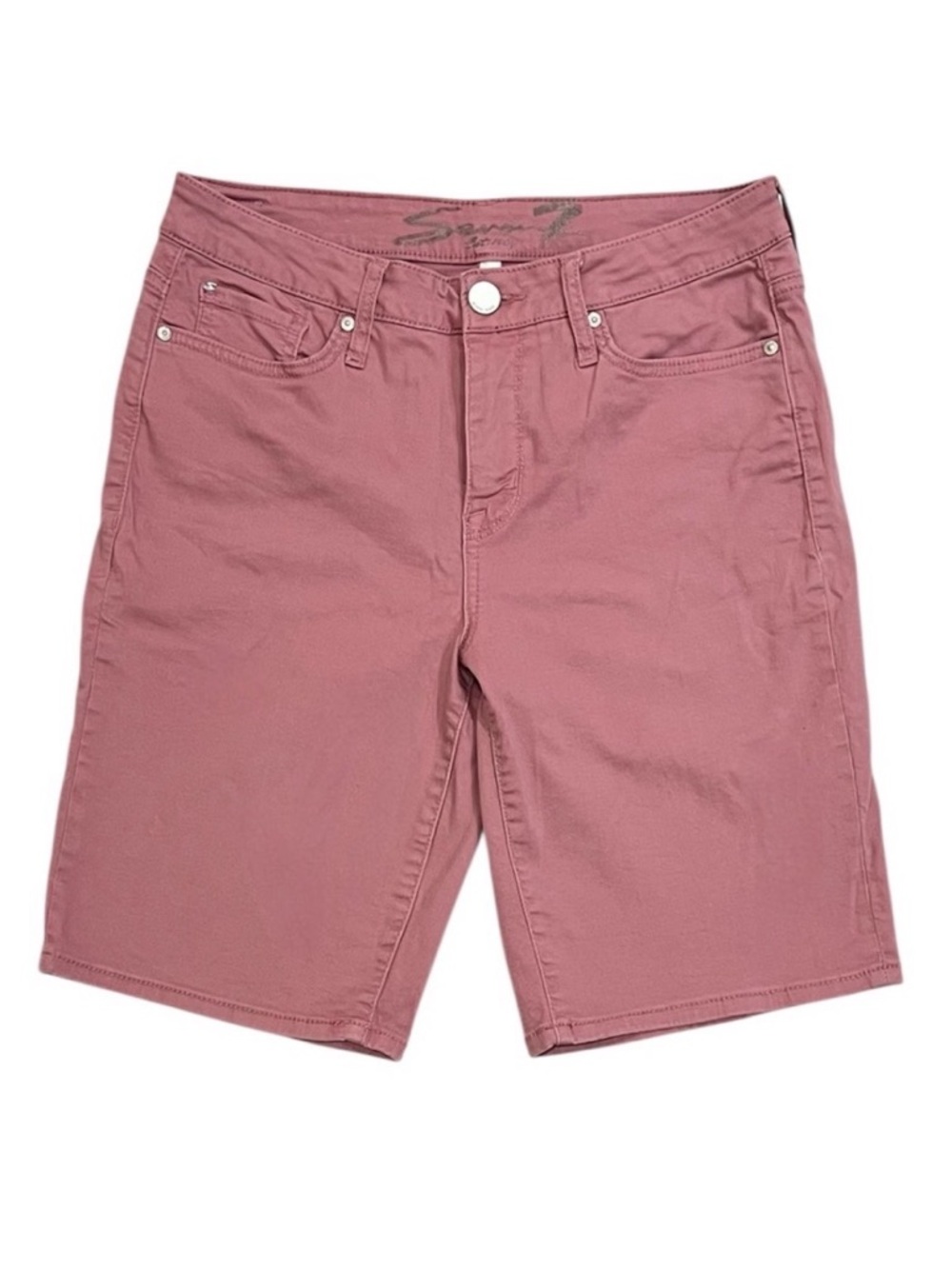 Seven7 Pink Rose Bermuda Shorts Size 8